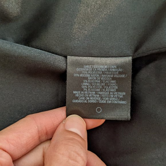 Tahari dark denim trench coat - Small - Picture 8 of 8